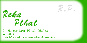 reka plhal business card